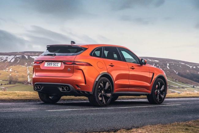 Fiche technique Jaguar F Pace SVR 2022